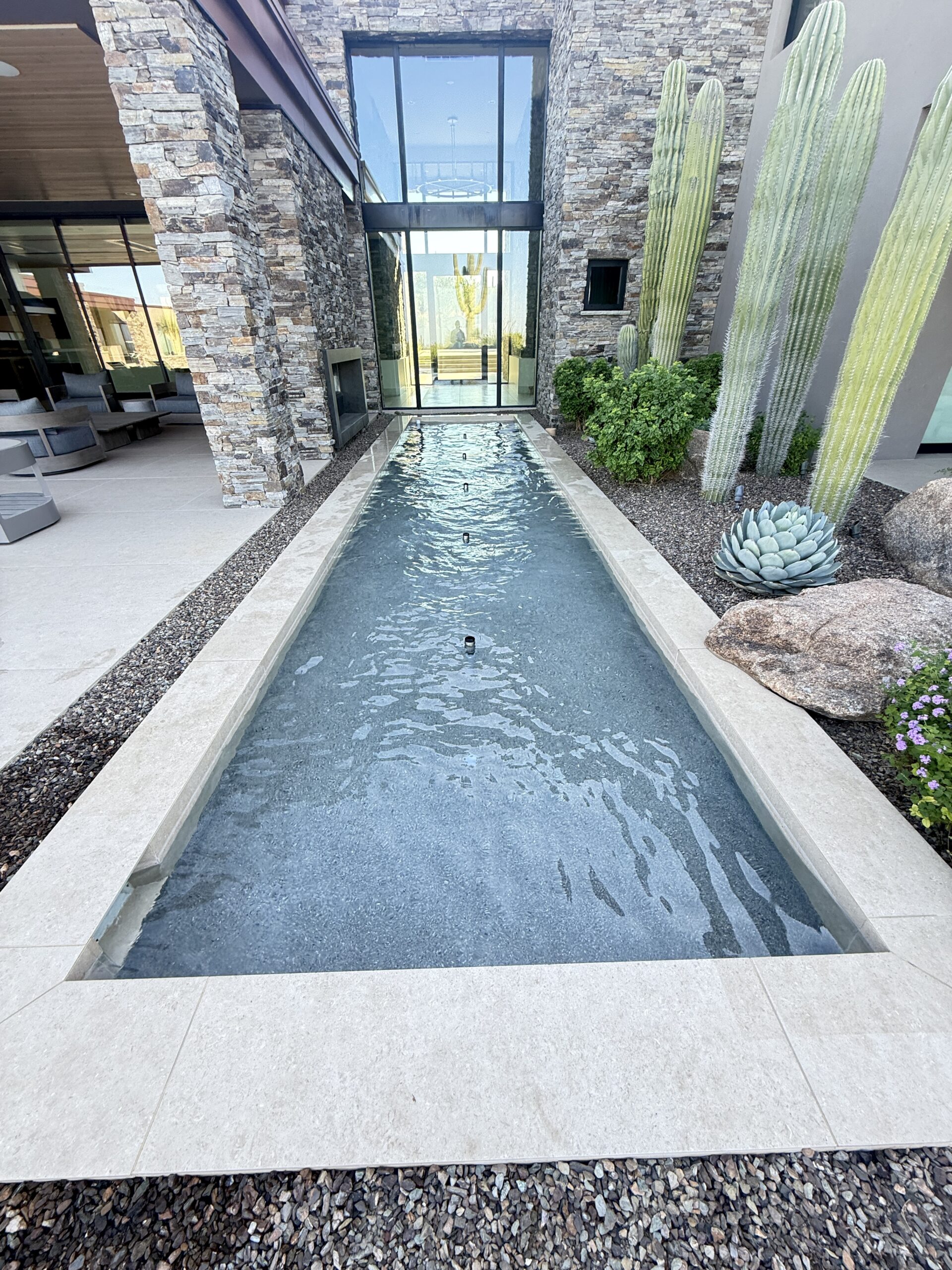 Serviced pool