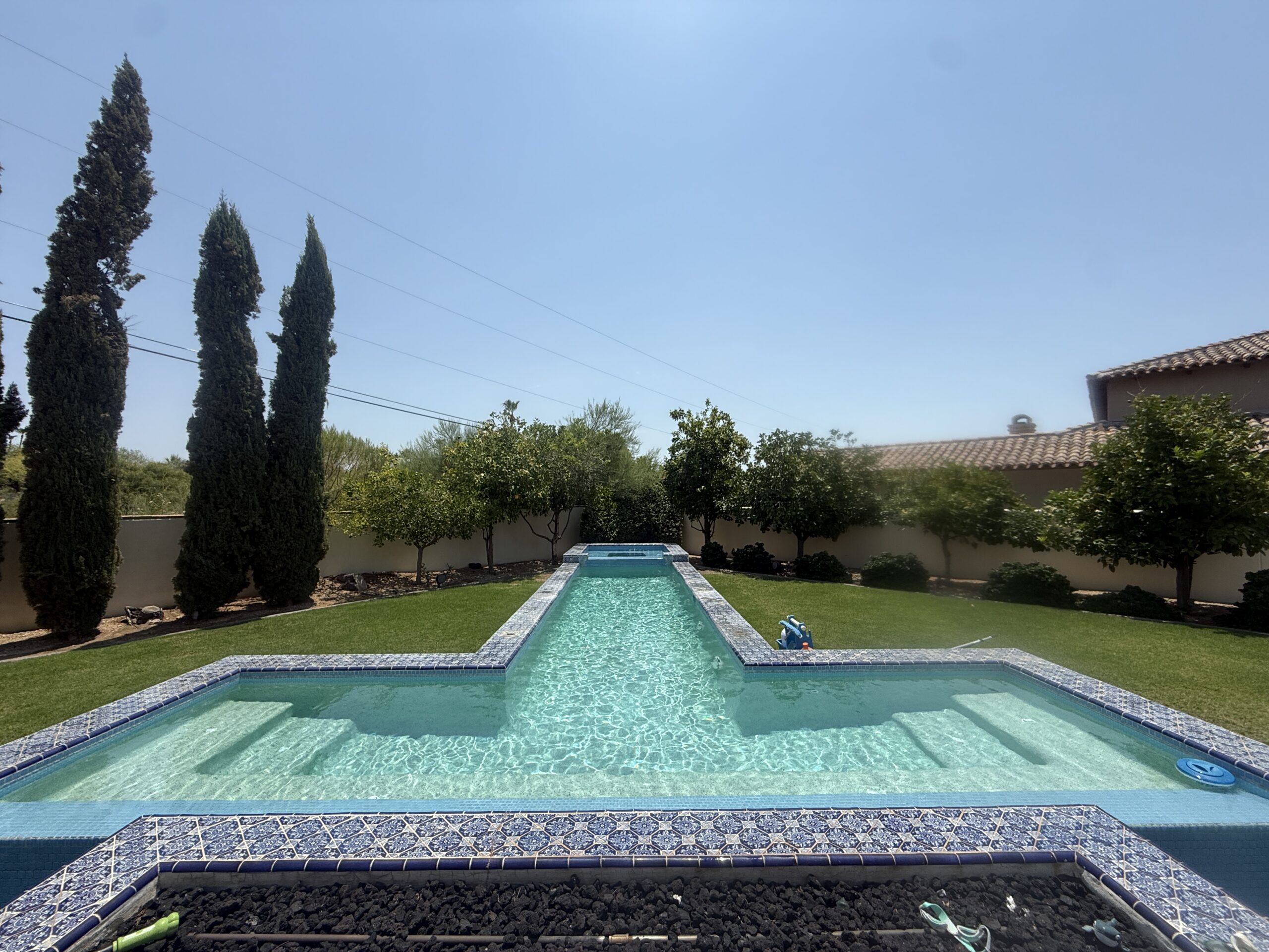 Serviced pool